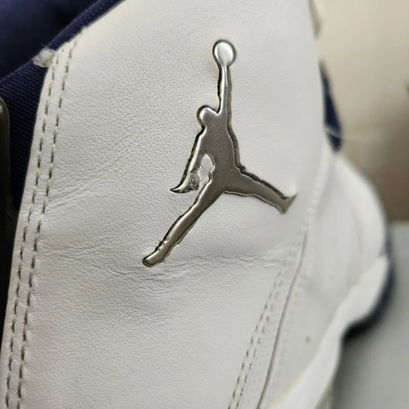 Jordan Team Reign White/Navy Sz 12 - Picture 9 of 16